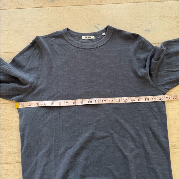 Buck Mason Men's  Thermal Long Sleeve Crew Shirt  S - Picture 6 of 7